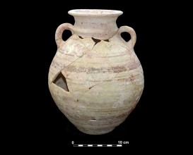 Ceramic vessel 84. Funeray urn. Grave 137. Cemetery of La Noria.