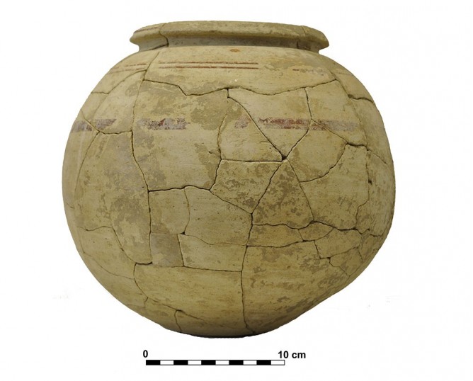 Ceramic vessel 10. Grave 53. Cemetery of Piquía
