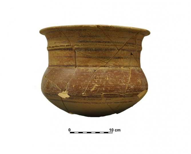 Ceramic vessel 14. Grave 65. Cemetery of Piquía