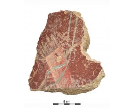 Wall fragment decorated with a quiver (Cástulo, Linares, Spain)