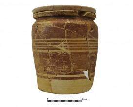 Ceramic vessel 8. Grave 65. Cemetery of Piquía