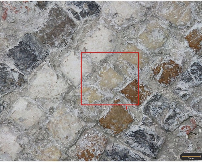 Tesela 27. Mosaico de los Erotes, Marroquíes Altos (Jaén, España)