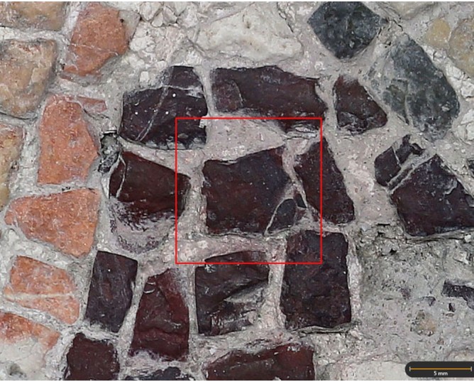 Tessera 62. Erotes mosaic, Marroquíes Altos (Jaén, Spain)