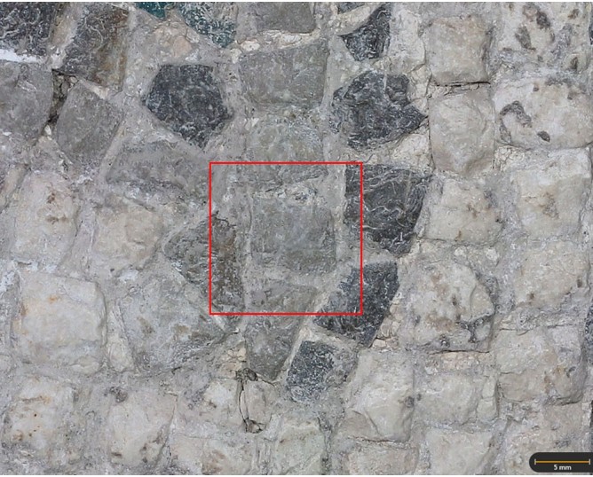 Tesela 74. Mosaico de los Erotes, Marroquíes Altos (Jaén, España)