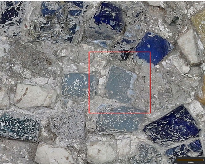 Tesela 101. Mosaico de los Erotes, Marroquíes Altos (Jaén, España)