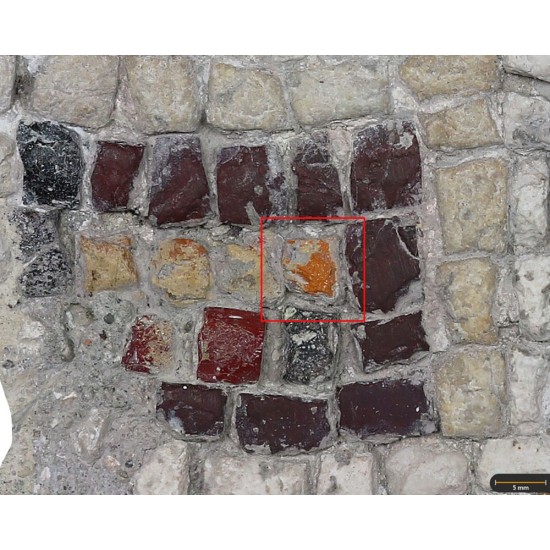 Tessera 106. Erotes mosaic, Marroquíes Altos (Jaén, Spain)