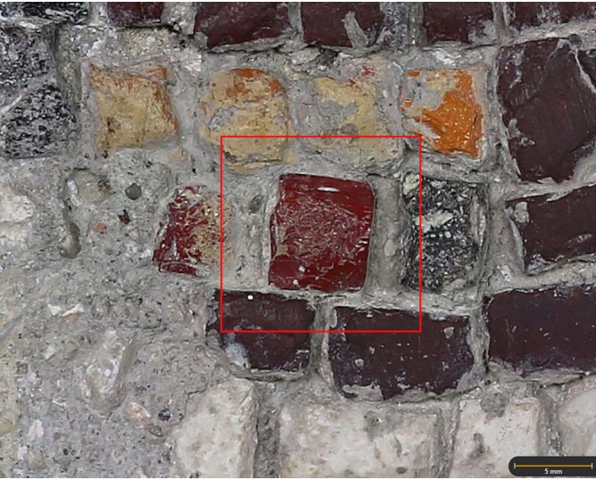 Tesela 110. Mosaico de los Erotes, Marroquíes Altos (Jaén, España)