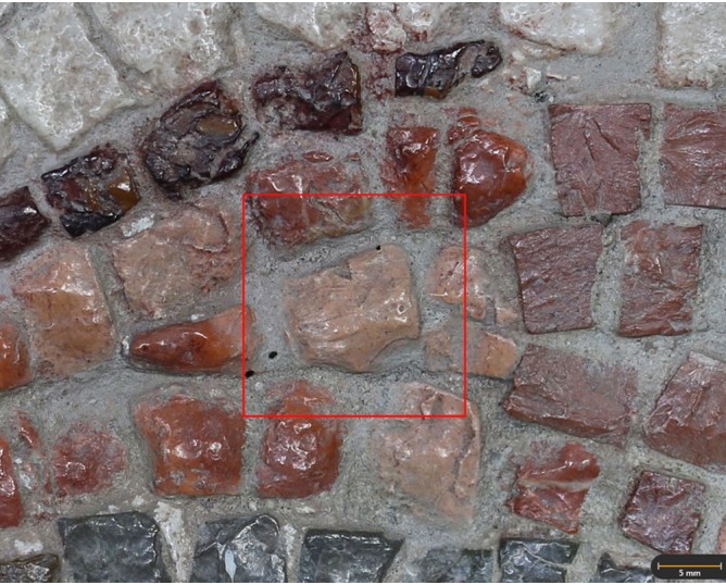 Tesela 24. Mosaico de Tetis, Marroquíes Altos (Jaén, España)