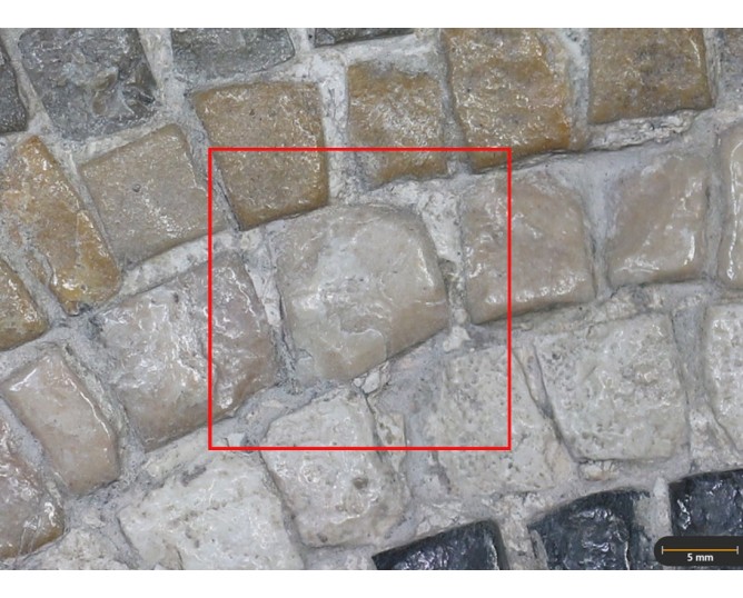 Tesela 44. Mosaico de Tetis, Marroquíes Altos (Jaén, España)