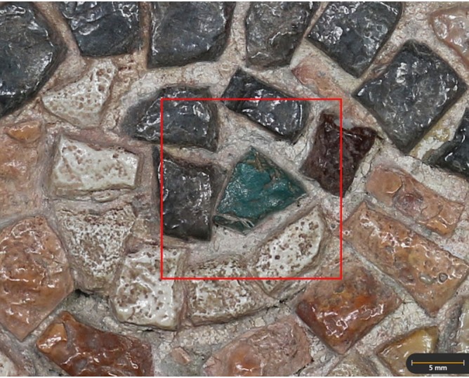 Tessera 103. Tethys mosaic, Marroquíes Altos (Jaén, Spain)