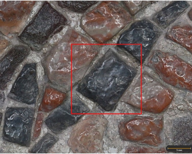 Tesela 120. Mosaico de Tetis, Marroquíes Altos (Jaén, España)