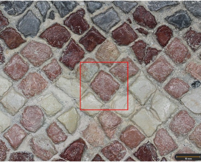 Tessera 32. Tethys mosaic, villa of Bruñel (Quesada, Jaén, Spain)