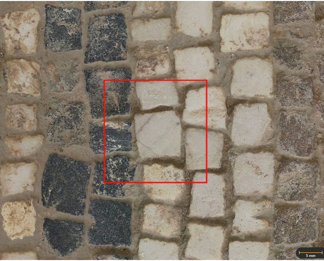 Tesela 8. Mosaico de las Estrellas (Cástulo, Linares, España)