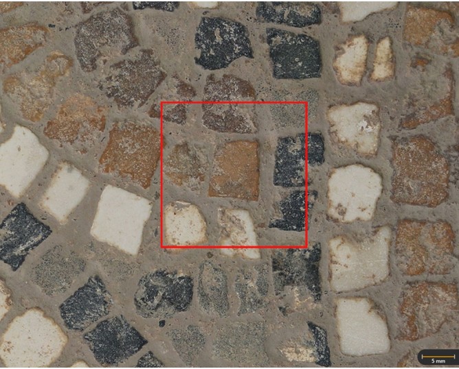 Tesela 16. Mosaico de las Estrellas (Cástulo, Linares, España)