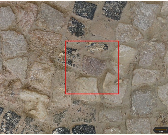 Tesela 40. Mosaico de las Estrellas (Cástulo, Linares, España)