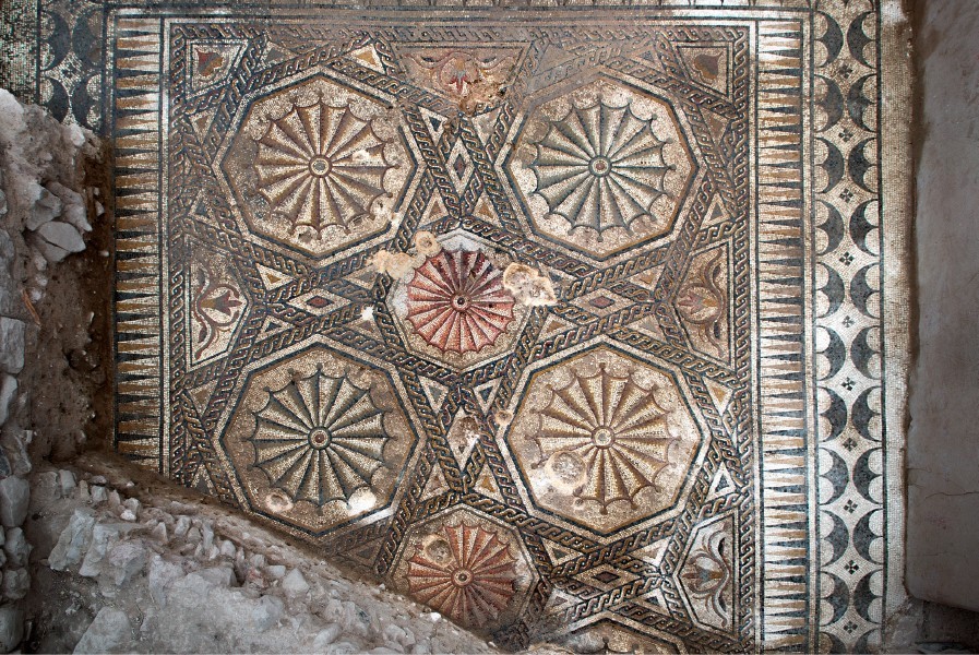 Cástulo, mosaico de los Octógonos (Linares, Jaén)